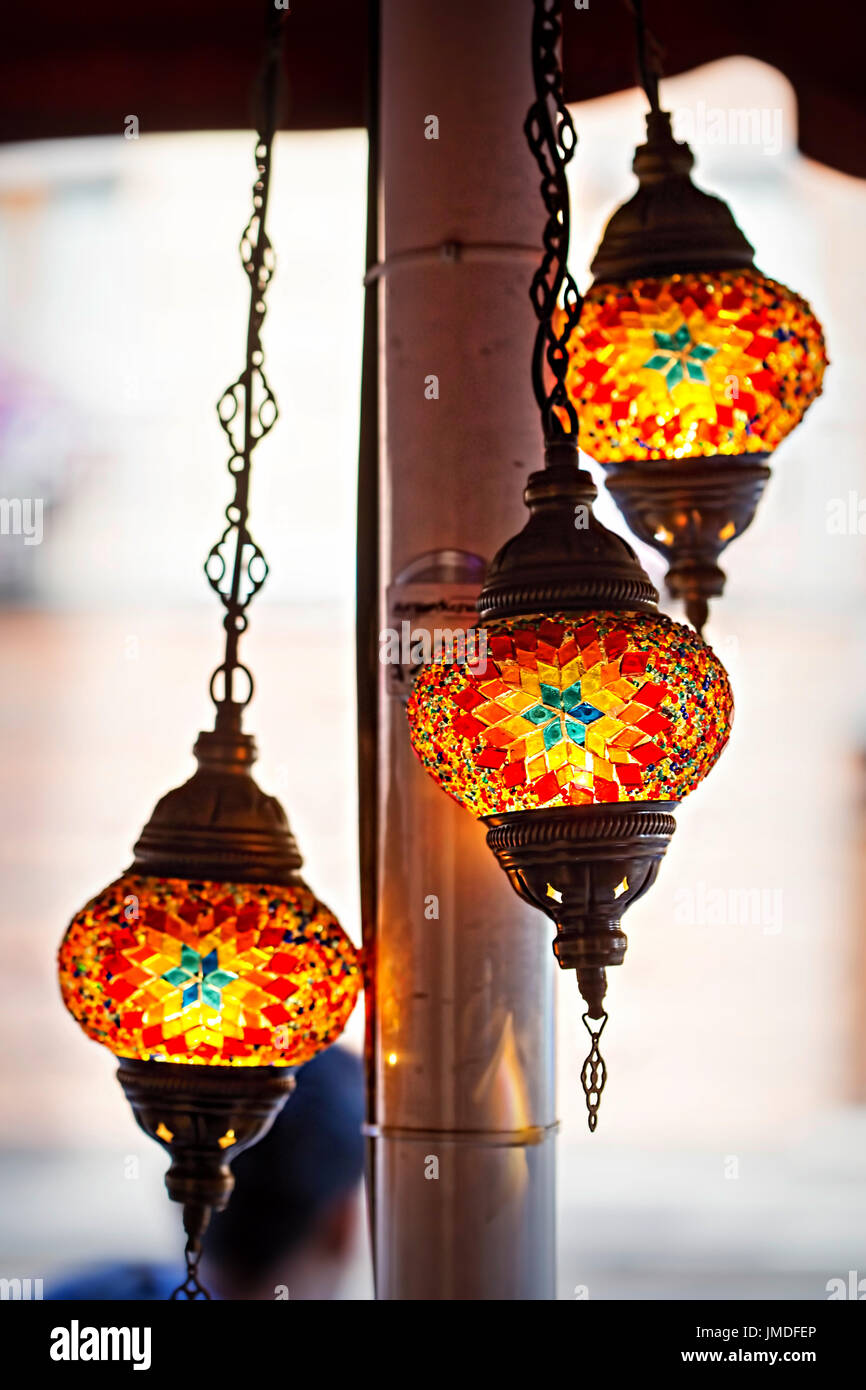Colourful glass traditional turkish hi-res stock photography and images ...