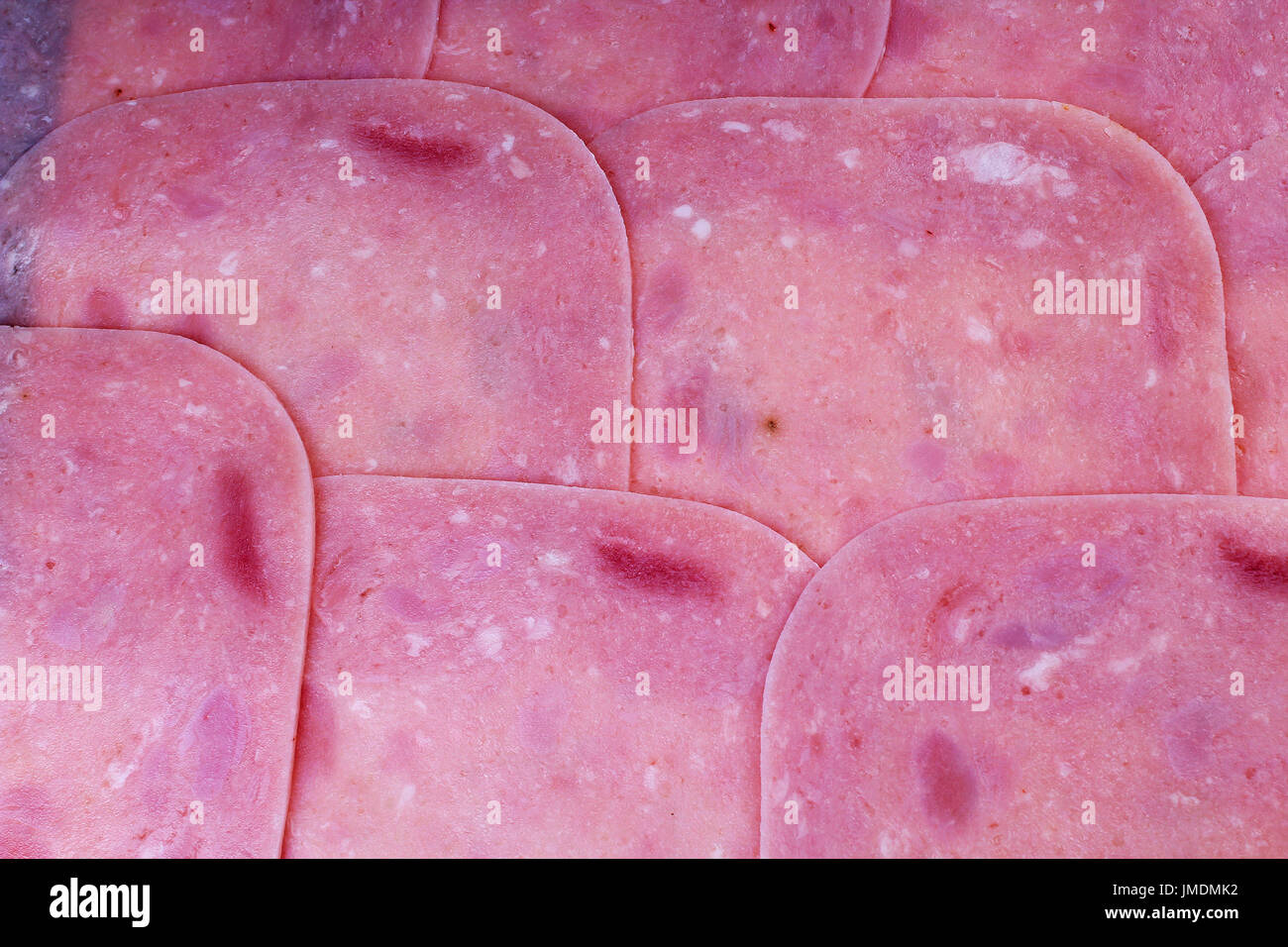 Pink ham processed meat Stock Photo Alamy