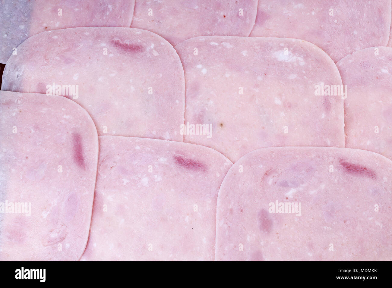 Pink ham processed meat Stock Photo Alamy