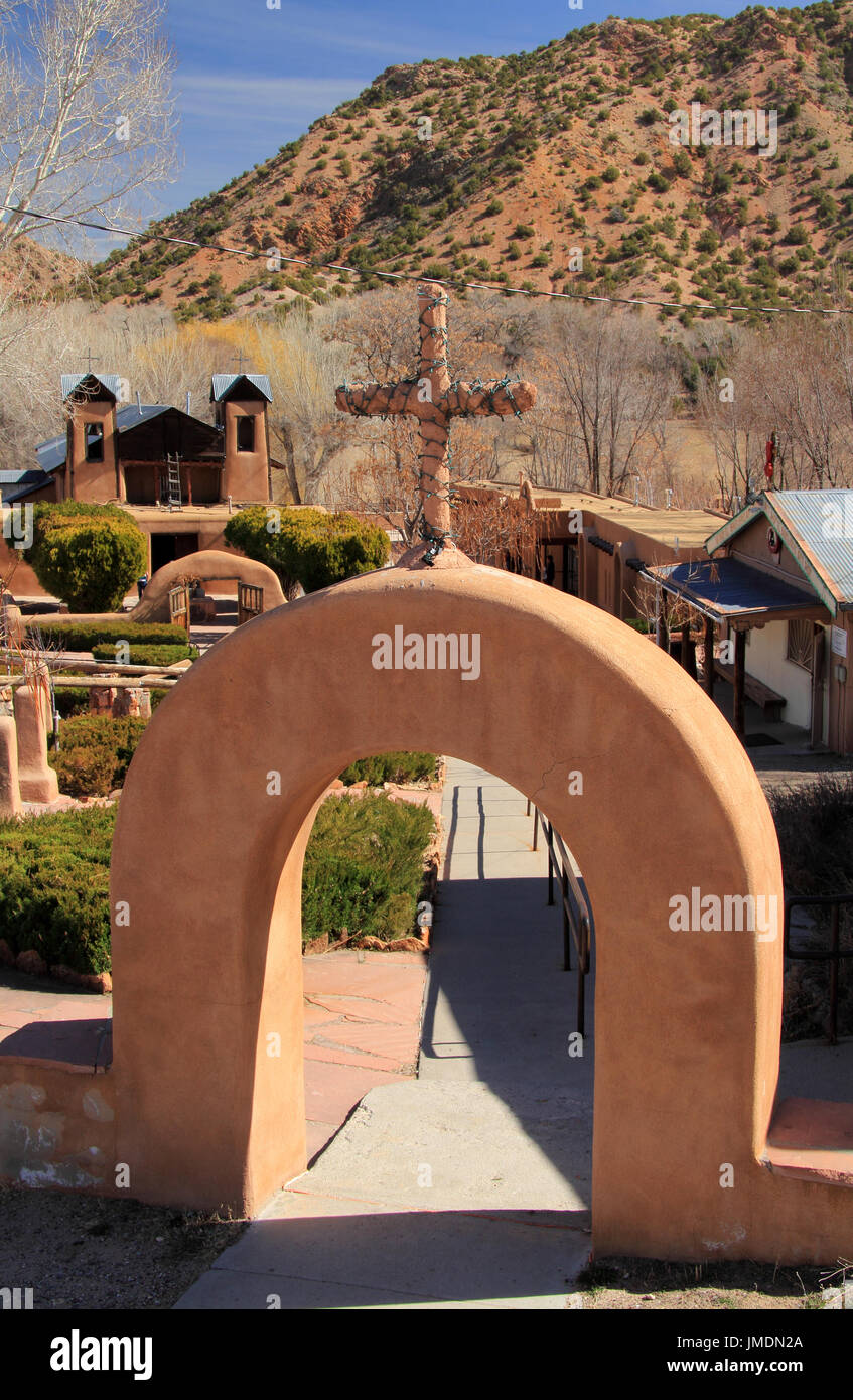 The historic El Santuario de Chimayo is a major point of interest for