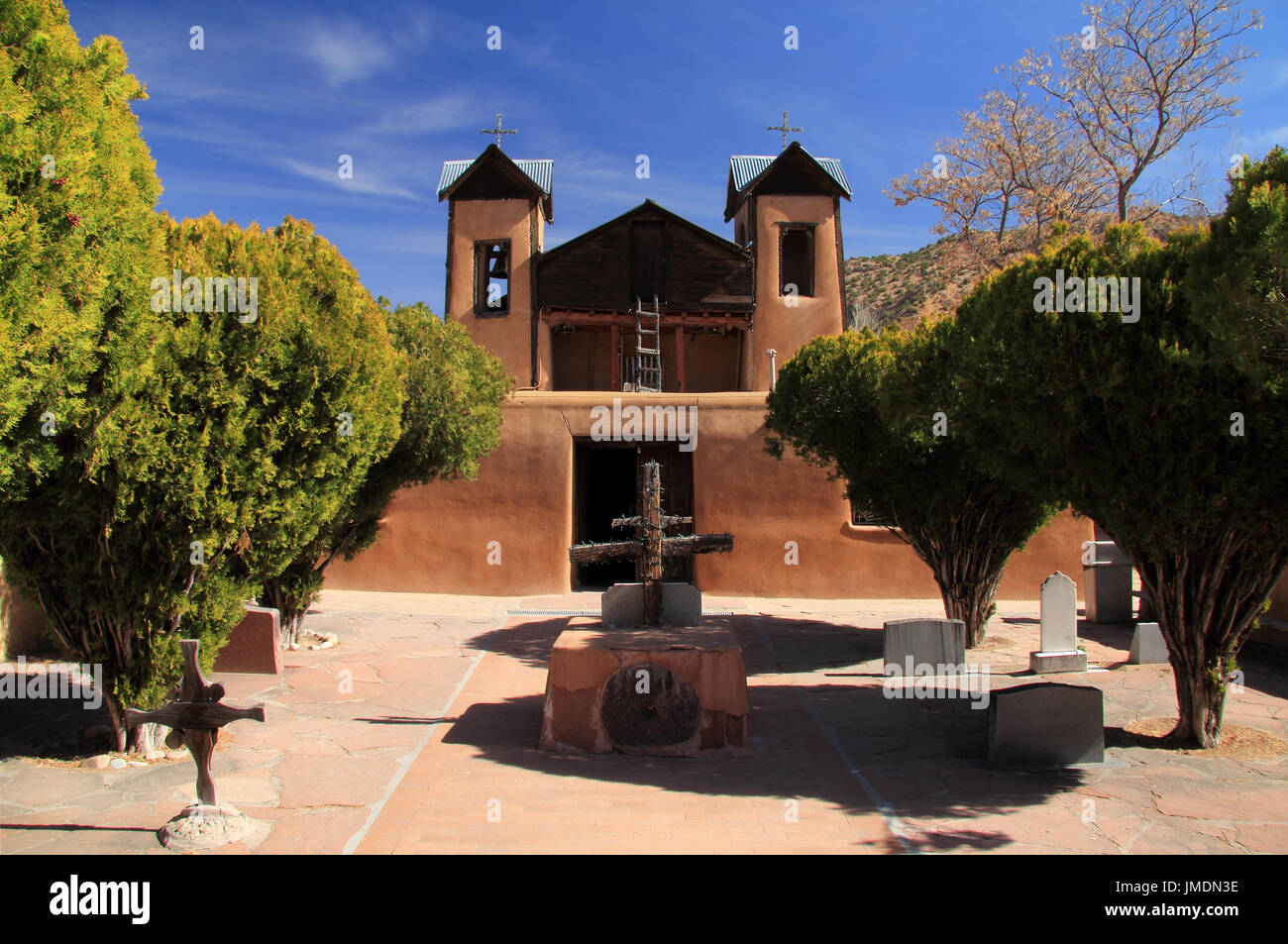 The historic El Santuario de Chimayo is a major point of interest for