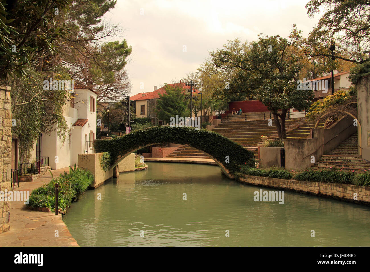 San antonio riverwalk night hi-res stock photography and images - Alamy