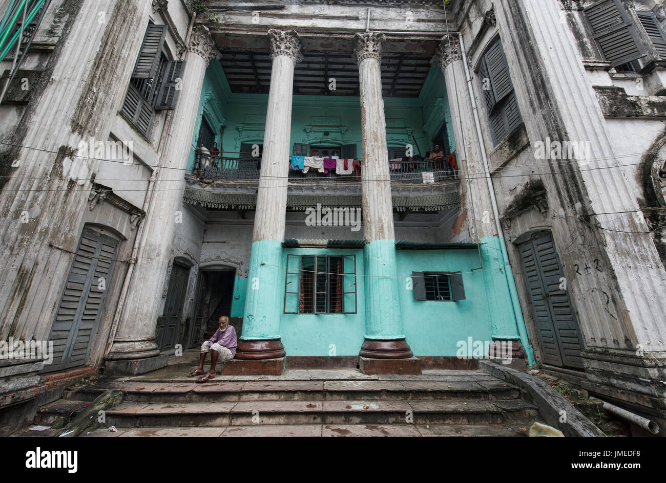 Rebati Mohan old Hindu Zamindar's home, Dhaka, Bangladesh Stock Photo