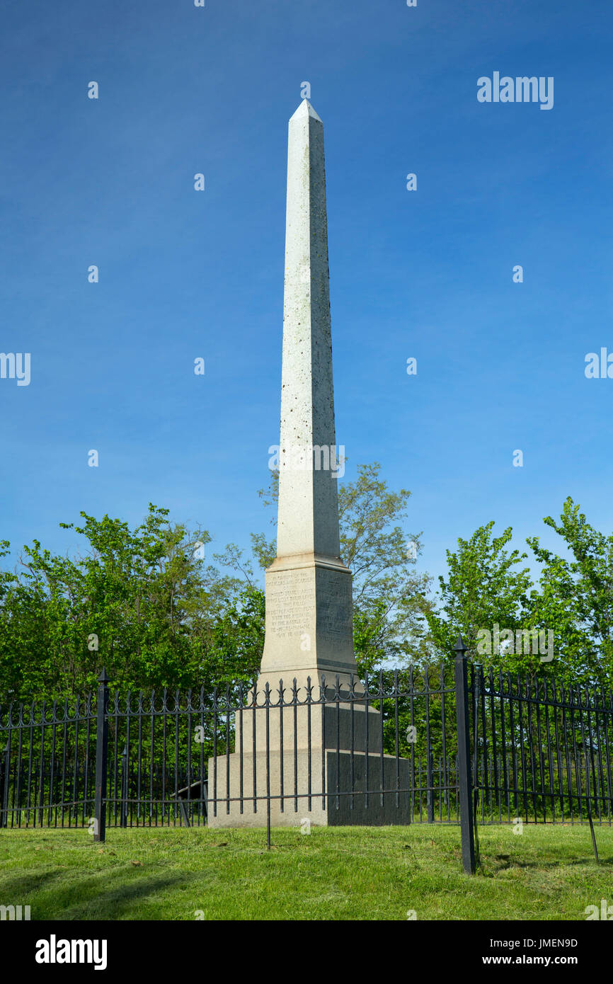 Steptoe Battlefield monument, Steptoe Battlefield State Park, Palouse Scenic Byway, Washington Stock Photo