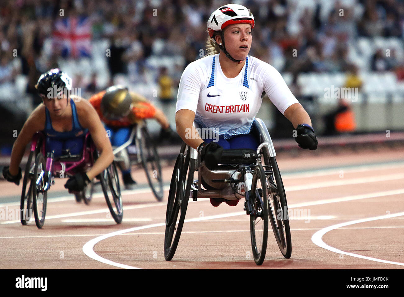 Wheelchair race female para hi-res stock photography and images - Alamy