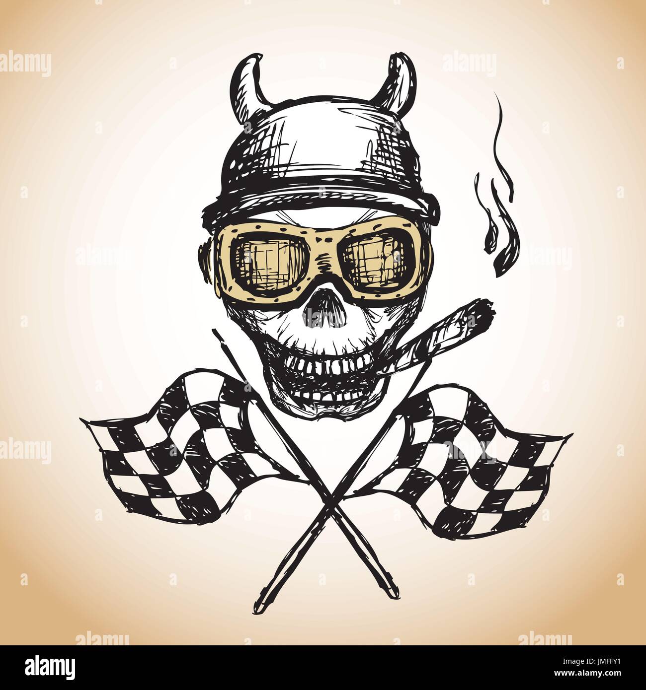 bike with flames