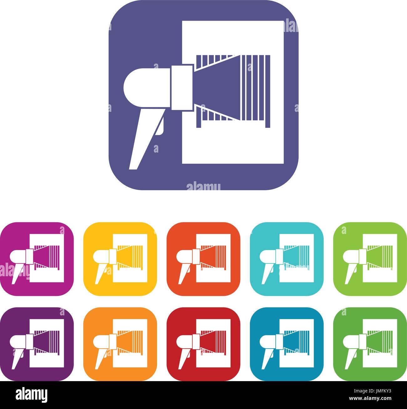 Digital interface green code data Stock Vector Images - Alamy