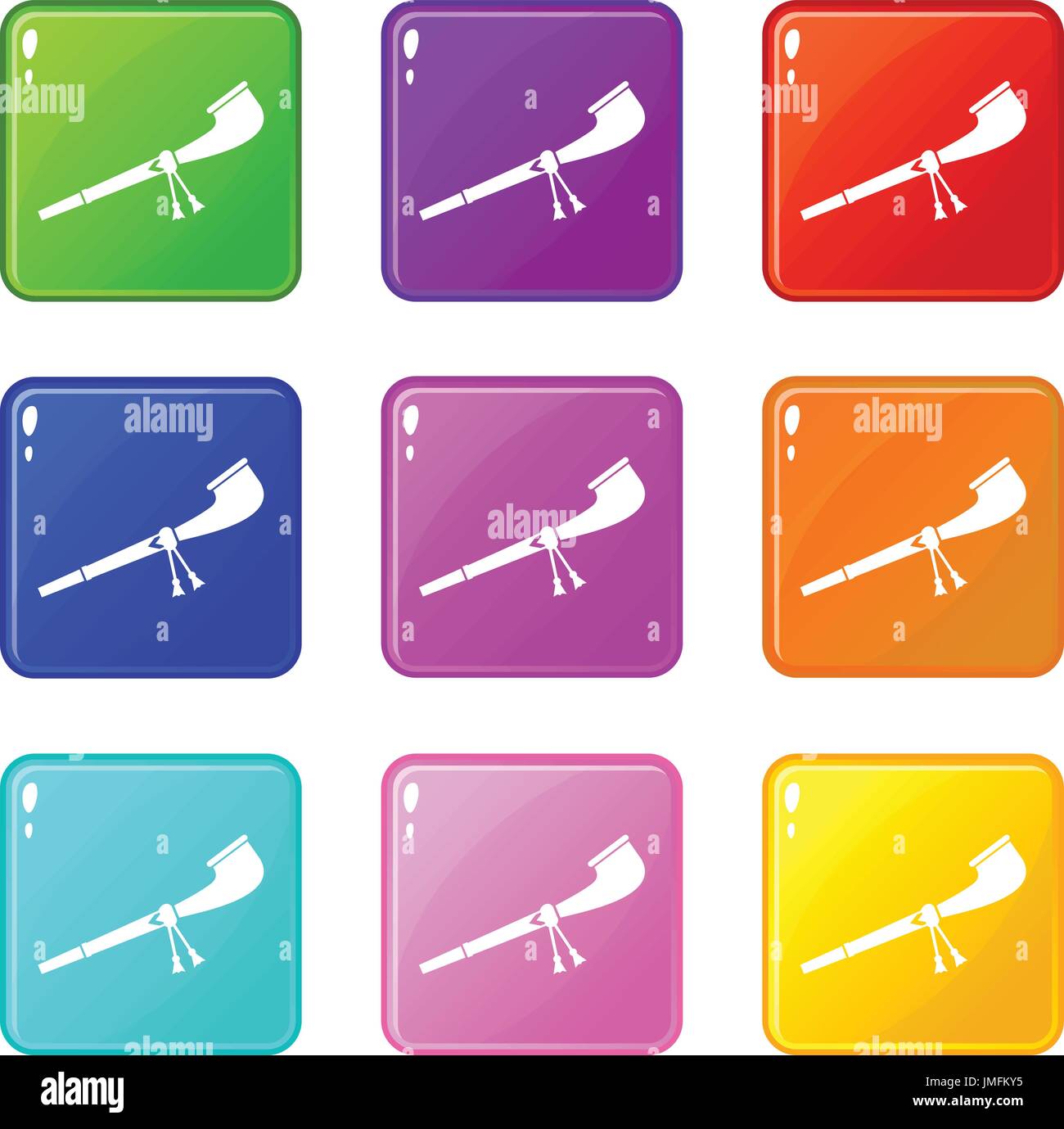 Retro smoking pipe set 9 Stock Vector Image & Art - Alamy