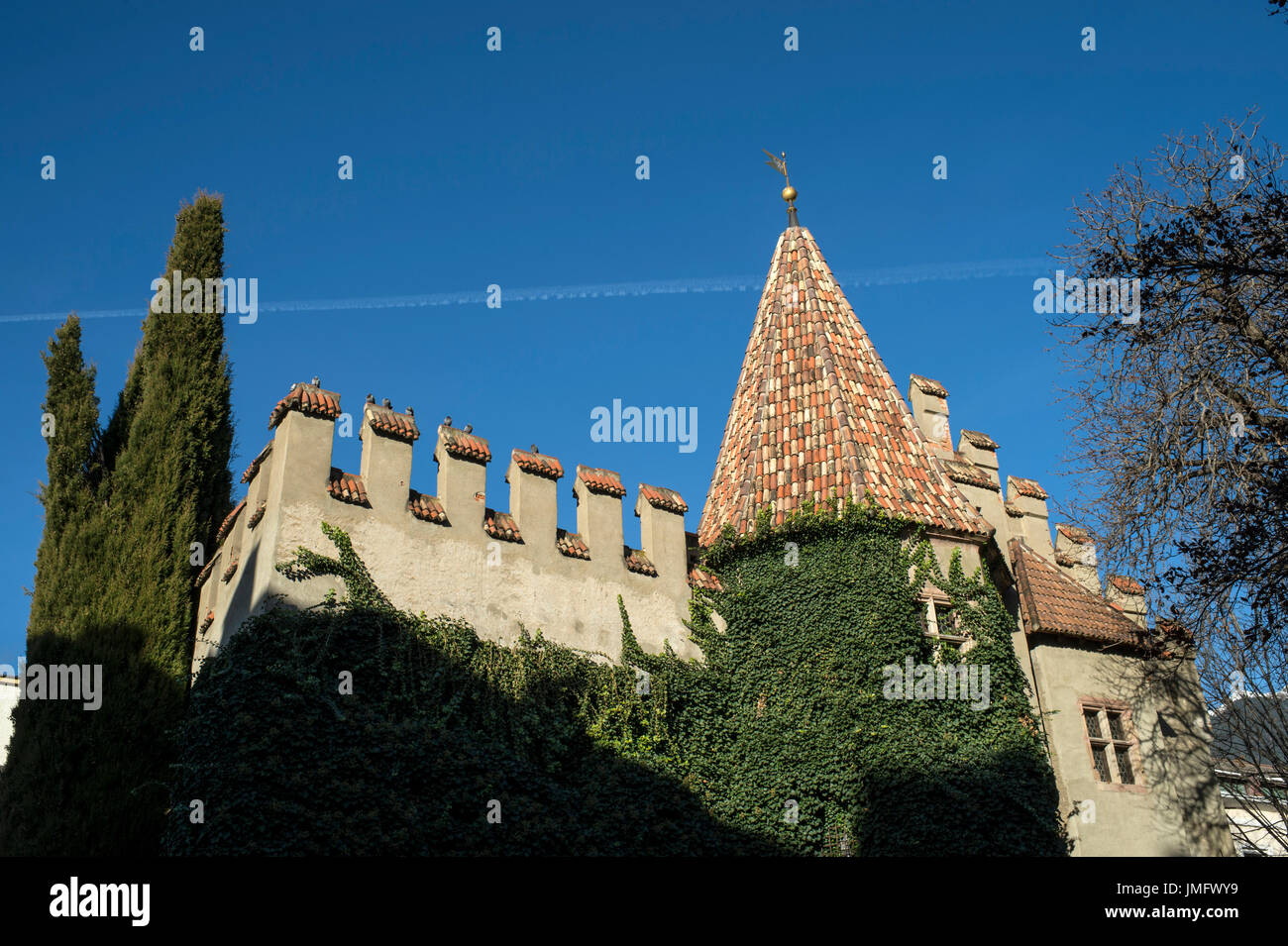 Italy, Trentino Alto Adige, Merano, The Castle Stock Photo
