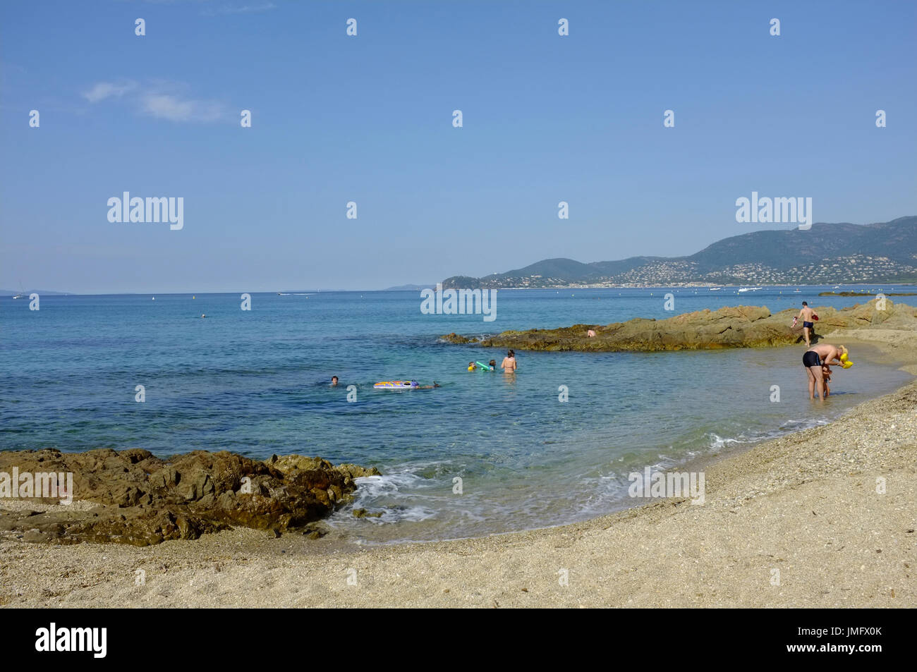Plage de Gigaro, South of France Stock Photo - Alamy