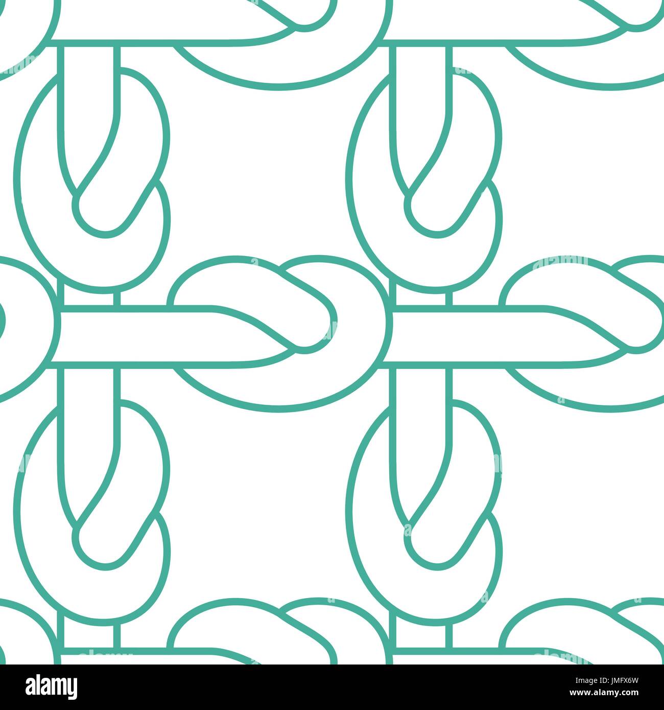 Rope node pattern. Bonded twine ornament. Textile texture Stock Vector ...