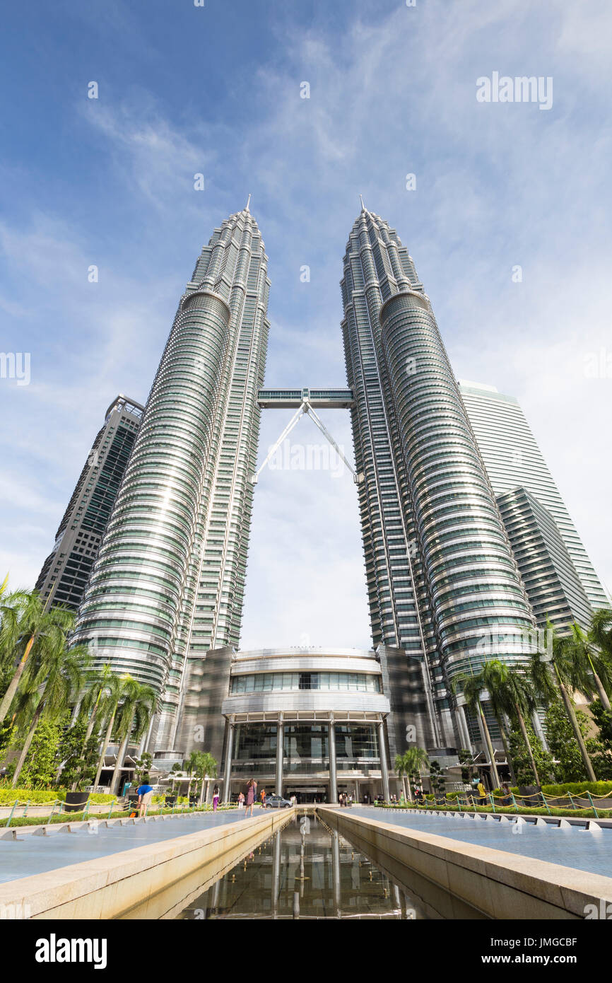 Petronas twin towers, Kuala Lumpur, Malaysia Stock Photo