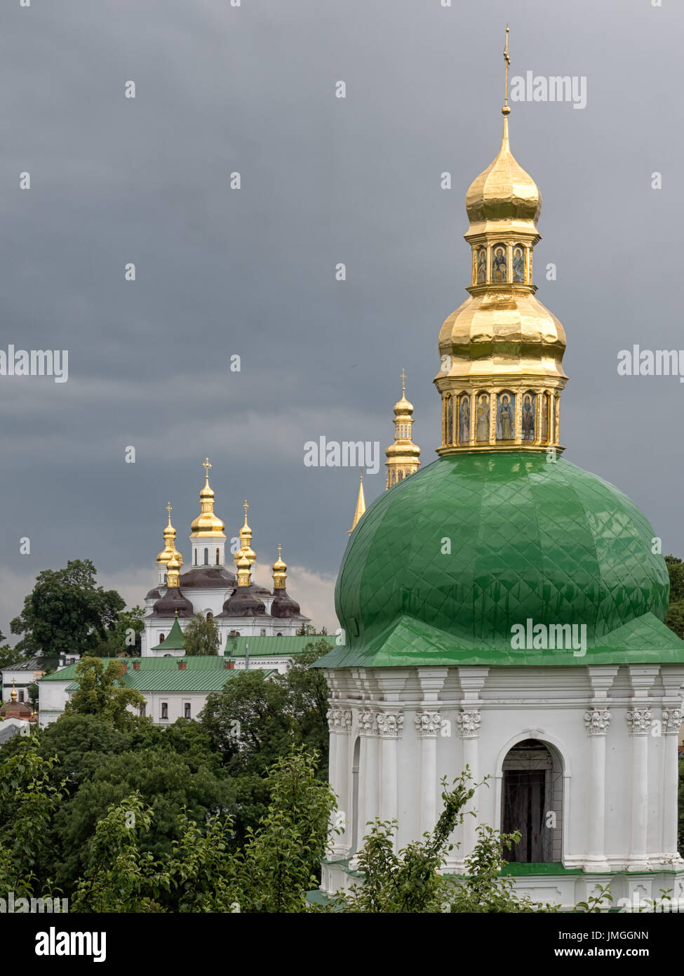 KYIV, UKRAINE - JUNE 11, 2016:  Kiev Pechersk Lavra Monastery complex in Kiev, Ukraine Stock Photo