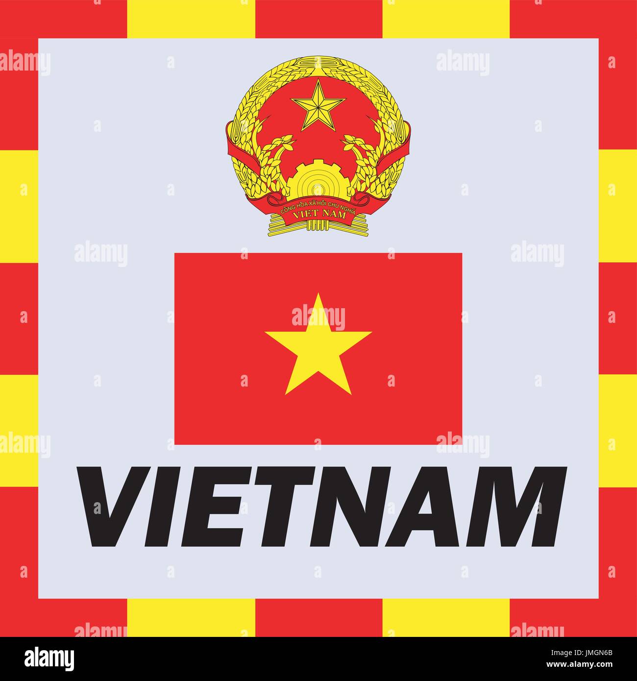 Flag of vietnamese Stock Vector Images Alamy