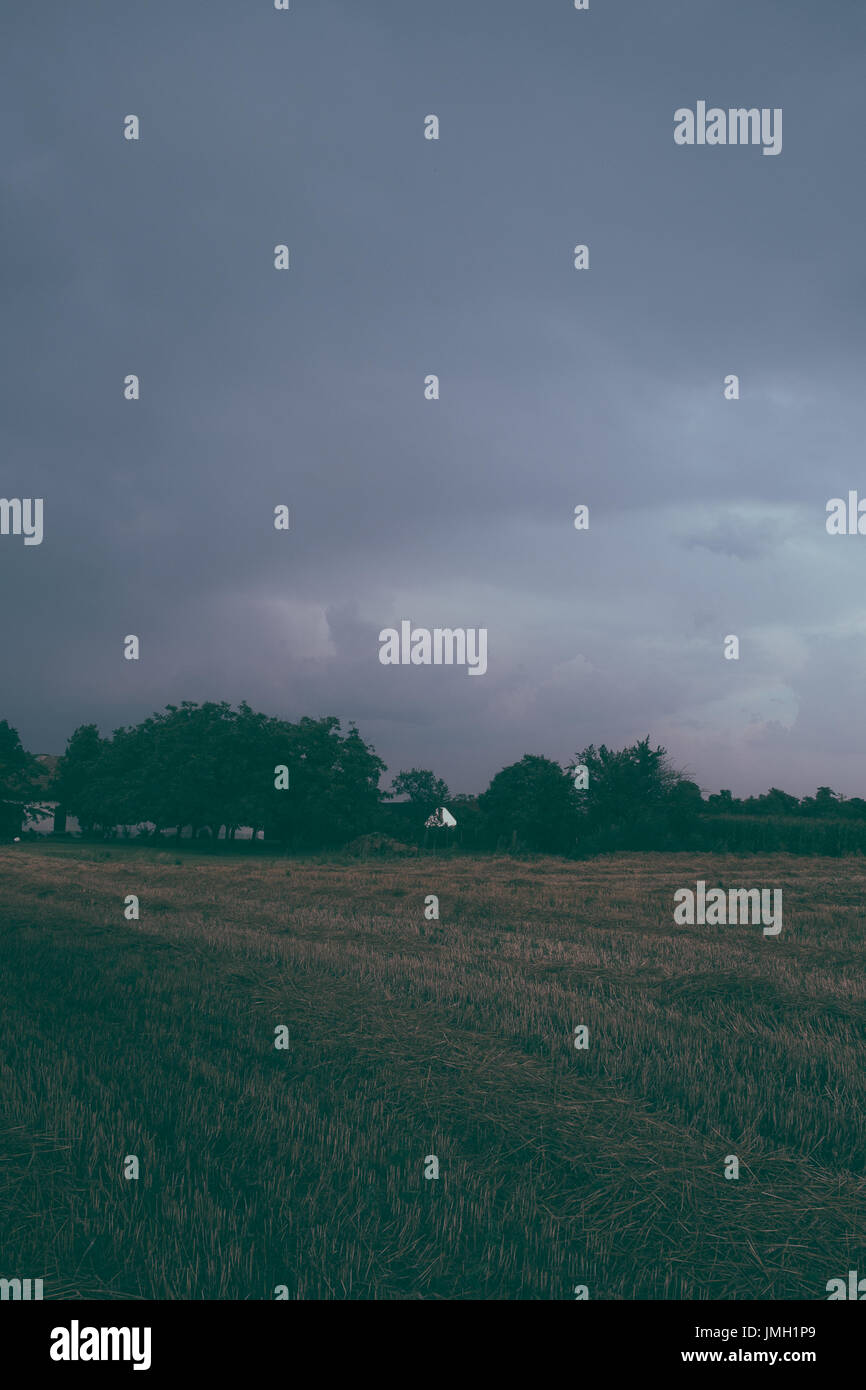 Rural landscape stormy weather hi-res stock photography and images - Alamy