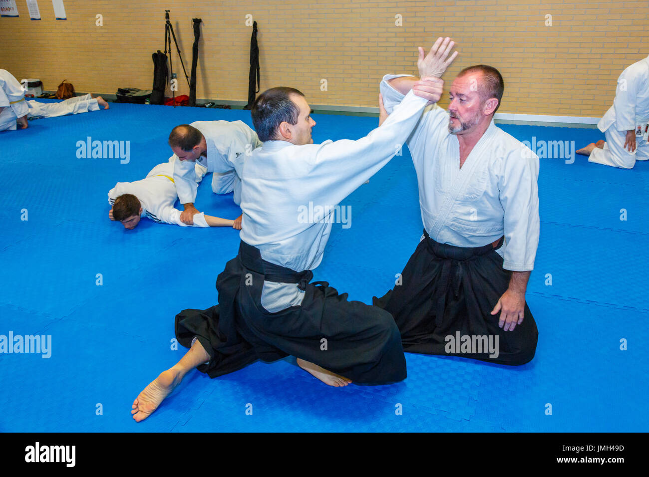 Aikido martial art school Stock Photo Alamy