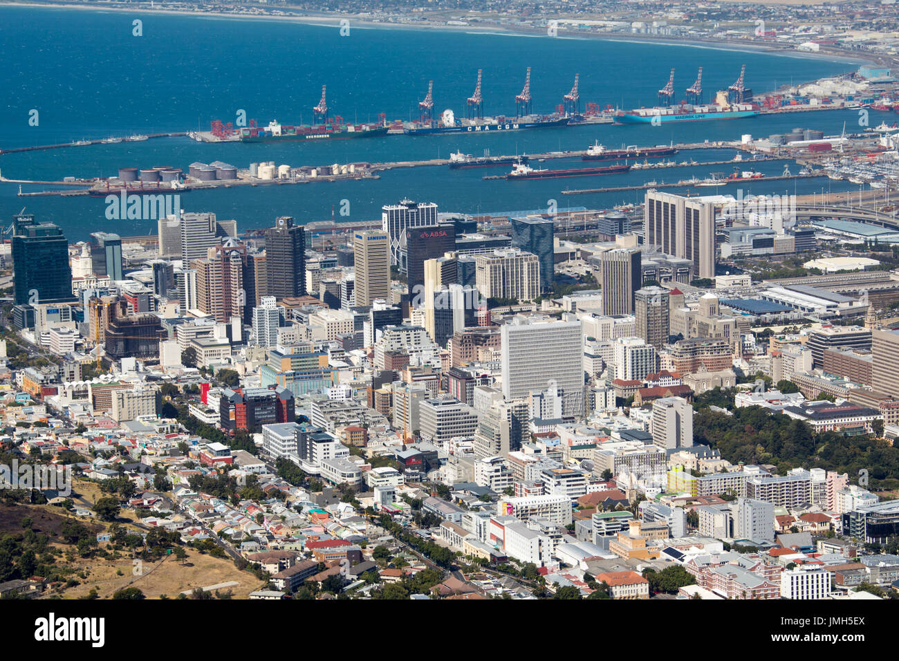 Downtown Cape Town, South Africa Stock Photo
