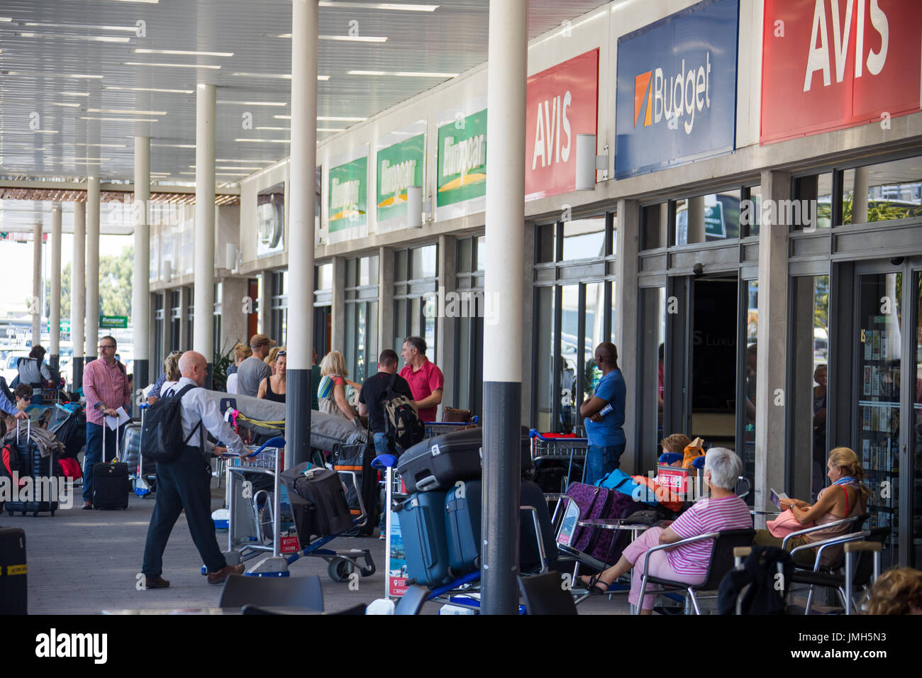 Car rental companies at Cape Town International Airport, Cape Town, South  Africa Stock Photo - Alamy