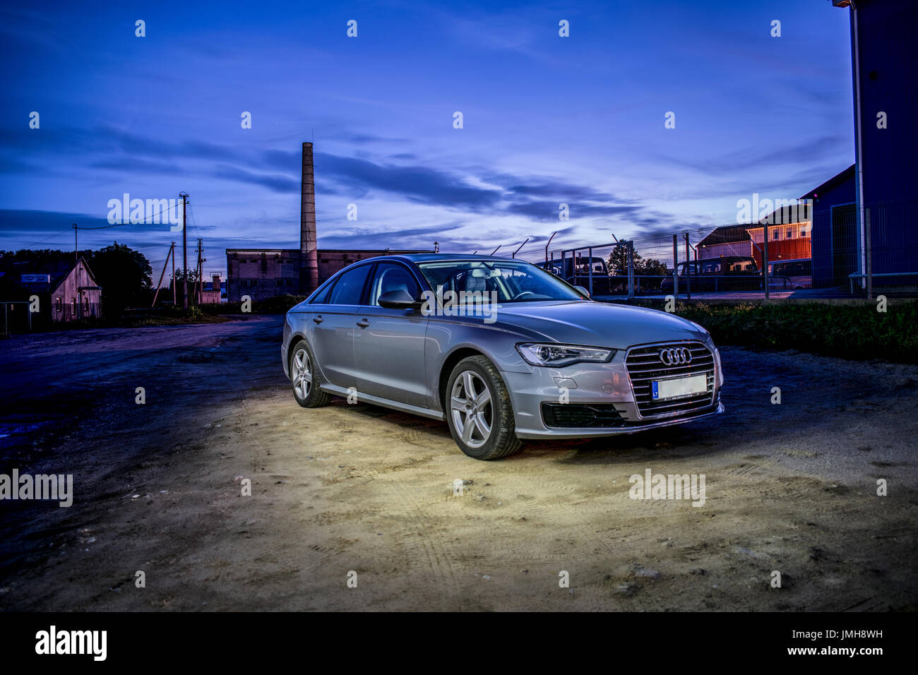 Audi a6 Stock Photo