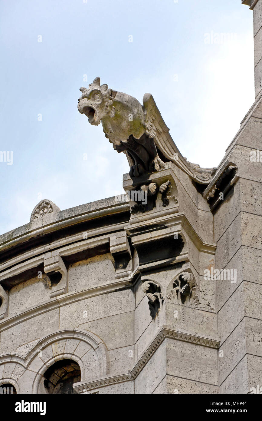 Gargoyle on top of church in Paris, France Stock Photo Alamy