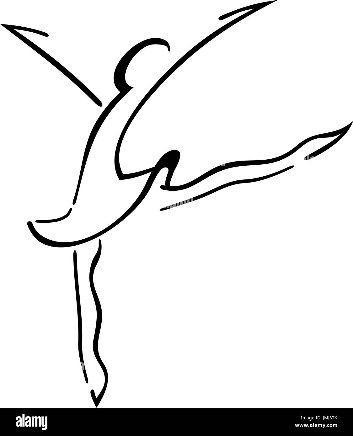 Dance symbol Stock Vector