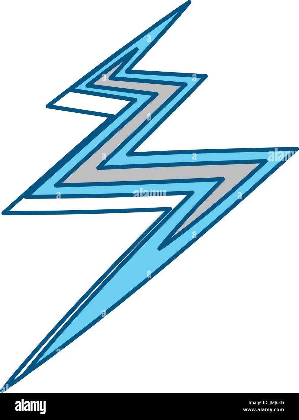 Ray energy symbol over white background icon Stock Vector Image & Art ...