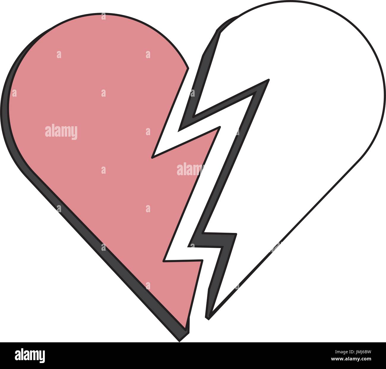 Human heart symbol over white background icon Stock Vector Image & Art ...