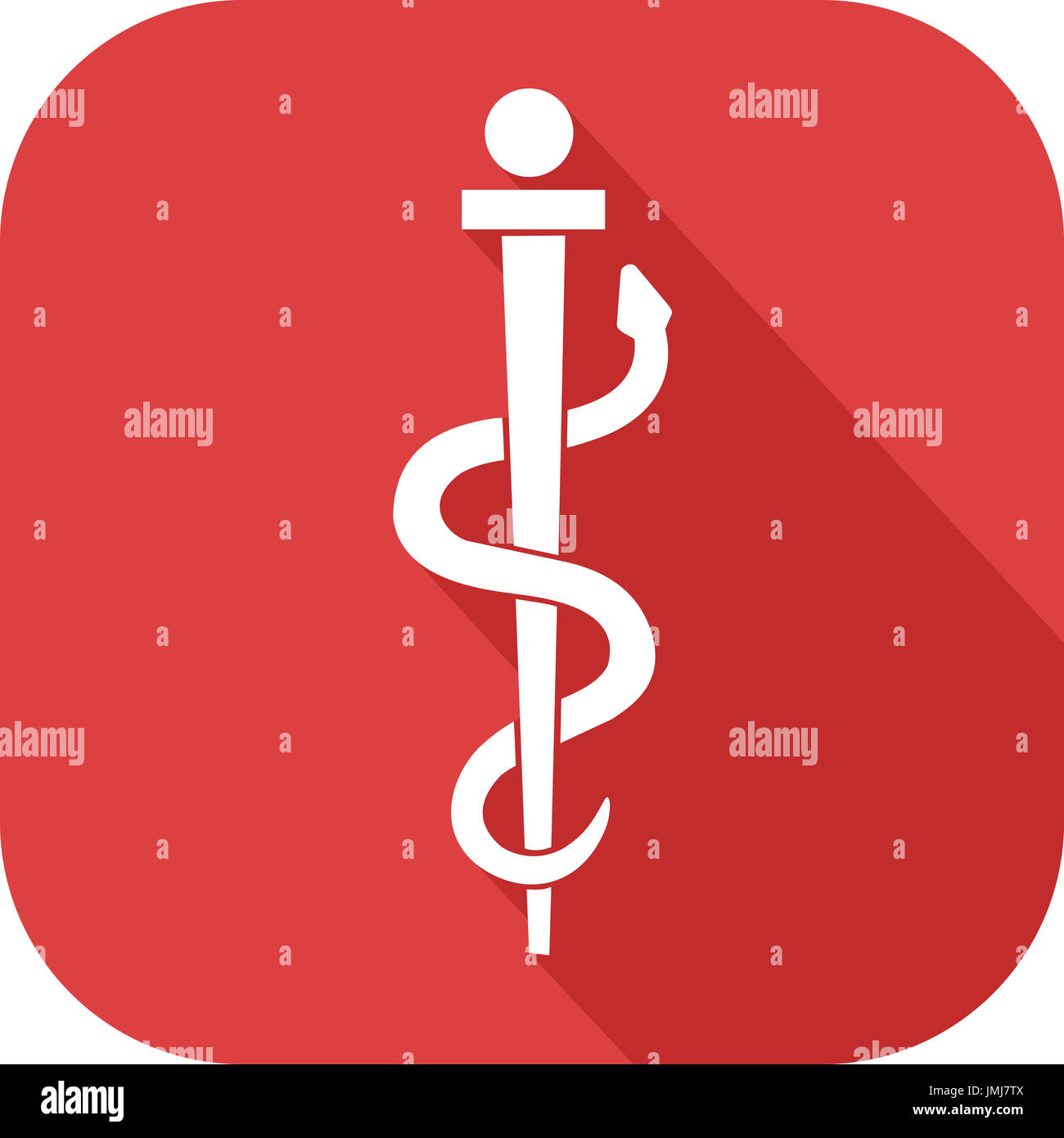 Nurse icon to illustrate medicine, care and health Stock Photo
