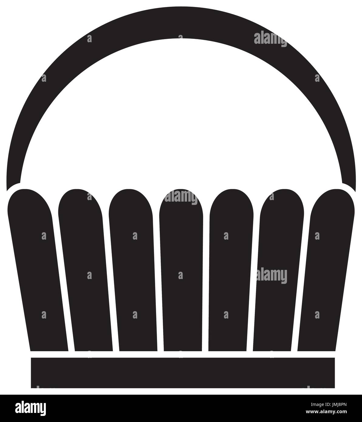 picnic basket icon over white background vector illustration Stock ...