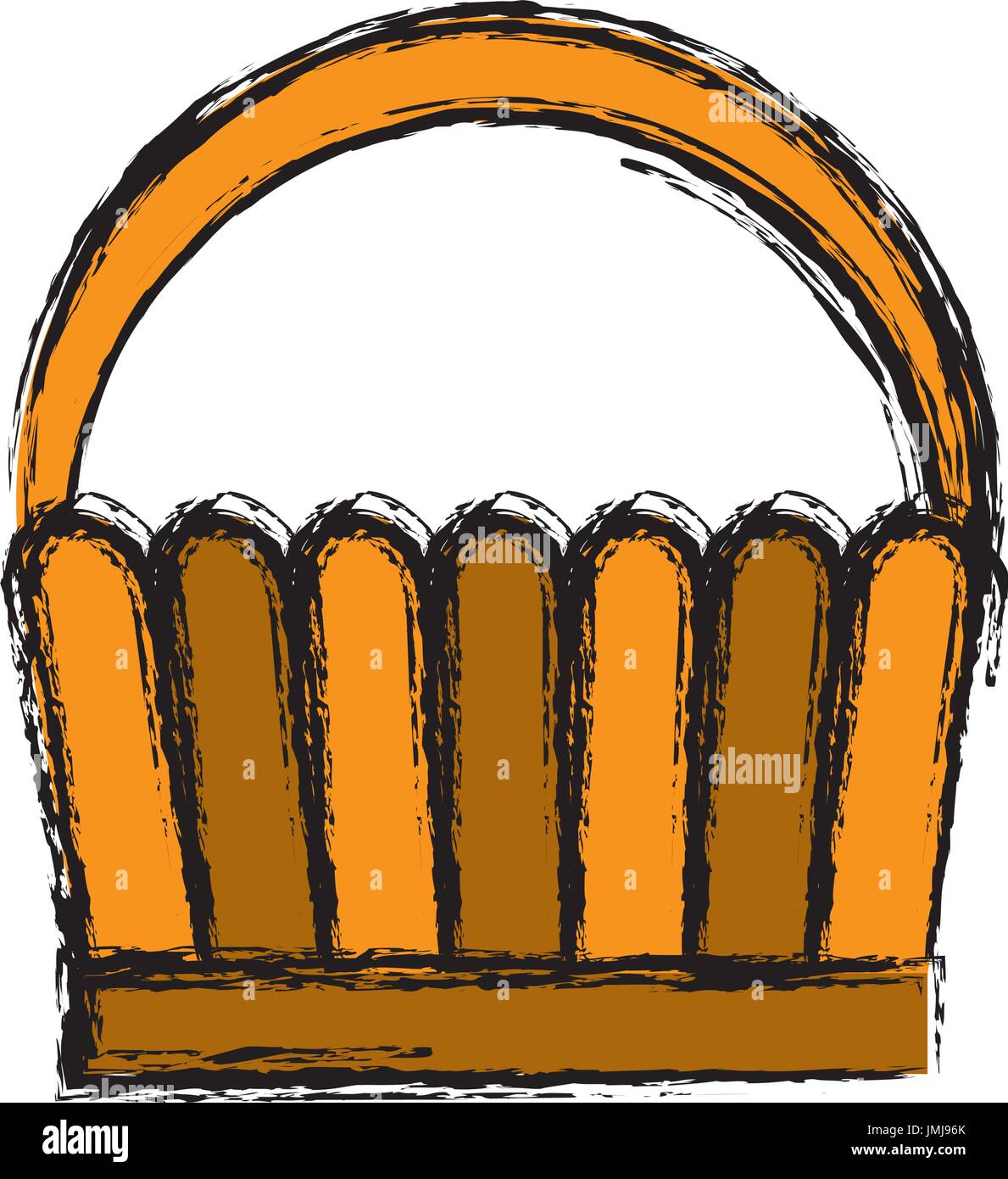 picnic basket icon over white background vector illustration Stock ...