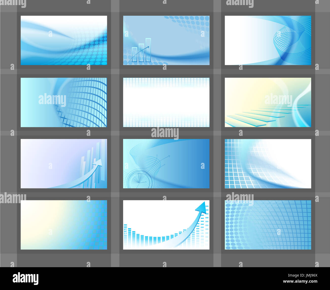 Horizontal vector backgrounds for business cards Stock Photo Alamy