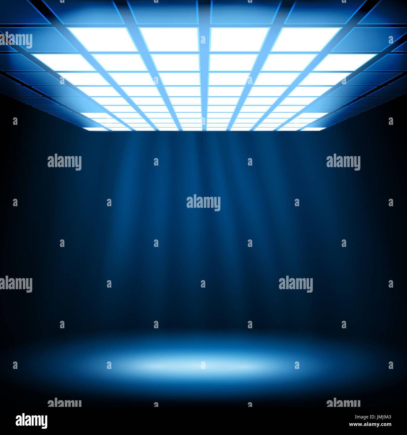 Abstract blue light background. Vector eps10 illustration Stock Photo