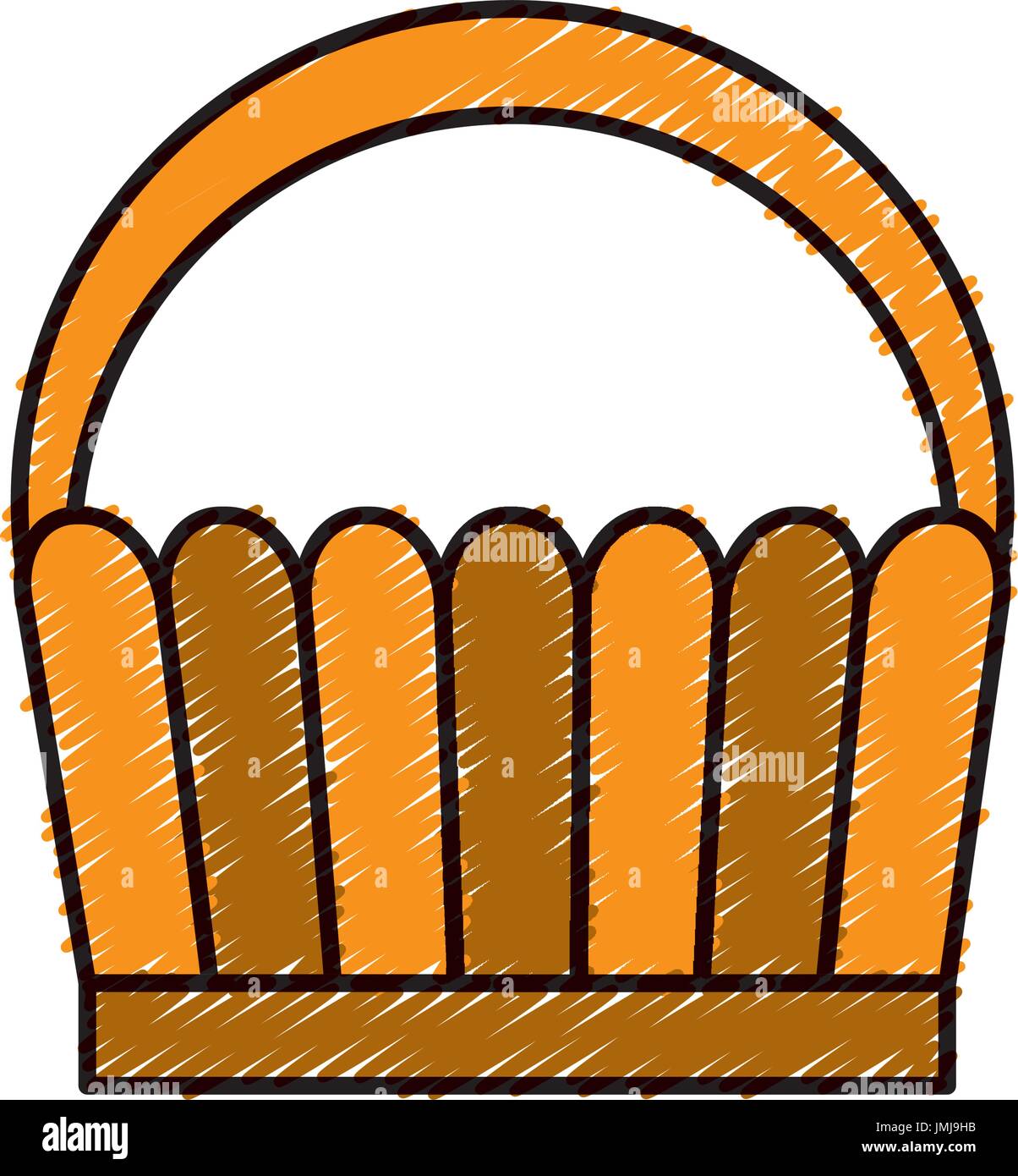 picnic basket icon over white background vector illustration Stock ...