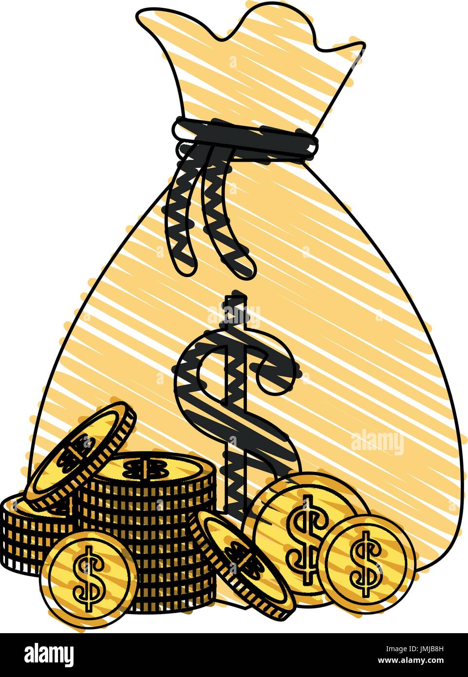 money bag vector illustration Stock Vector Image & Art - Alamy