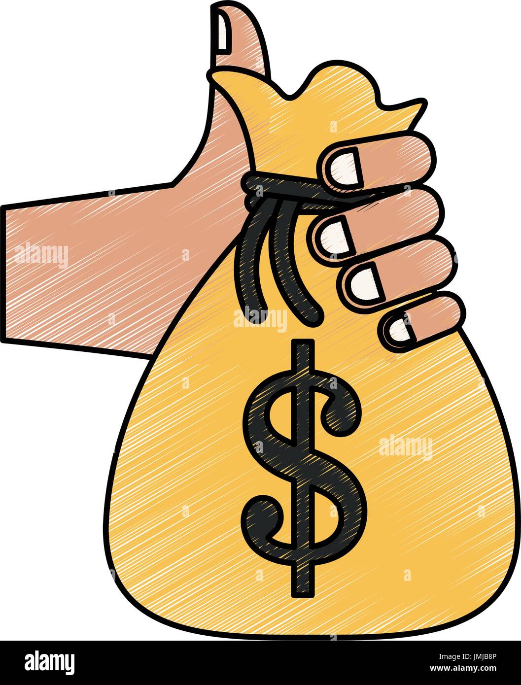 money bag vector illustration Stock Vector Image & Art - Alamy
