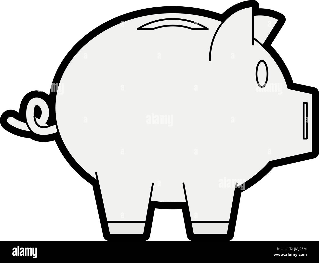 piggy bank vector illustration Stock Vector Image & Art - Alamy