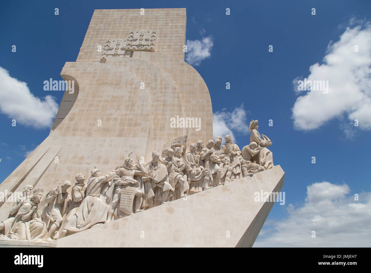 Monument to the Discoveries in Belem Lisbon Portugal Stock Photo