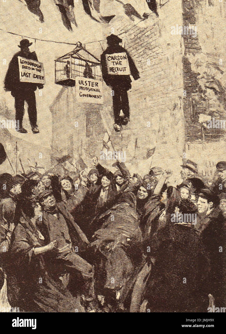 1912 Irish riots Stock Photo
