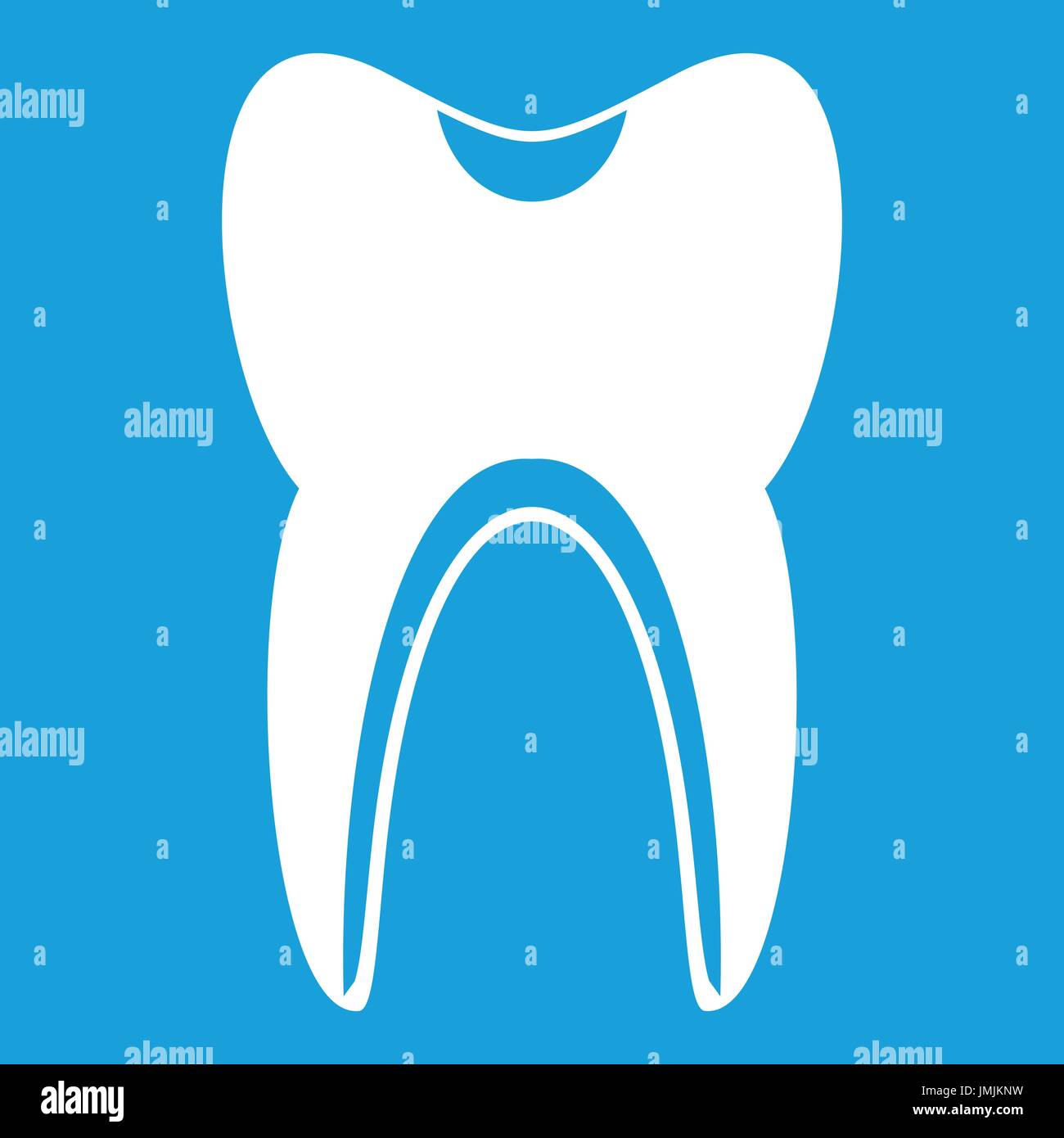 Tooth icon white Stock Vector Image & Art - Alamy