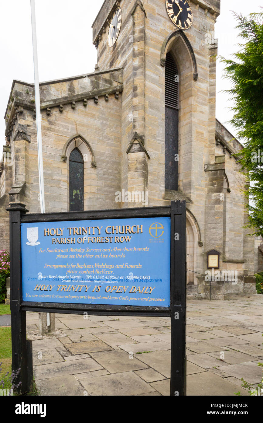 Forest Row Village in Sussex, UK Stock Photo Alamy
