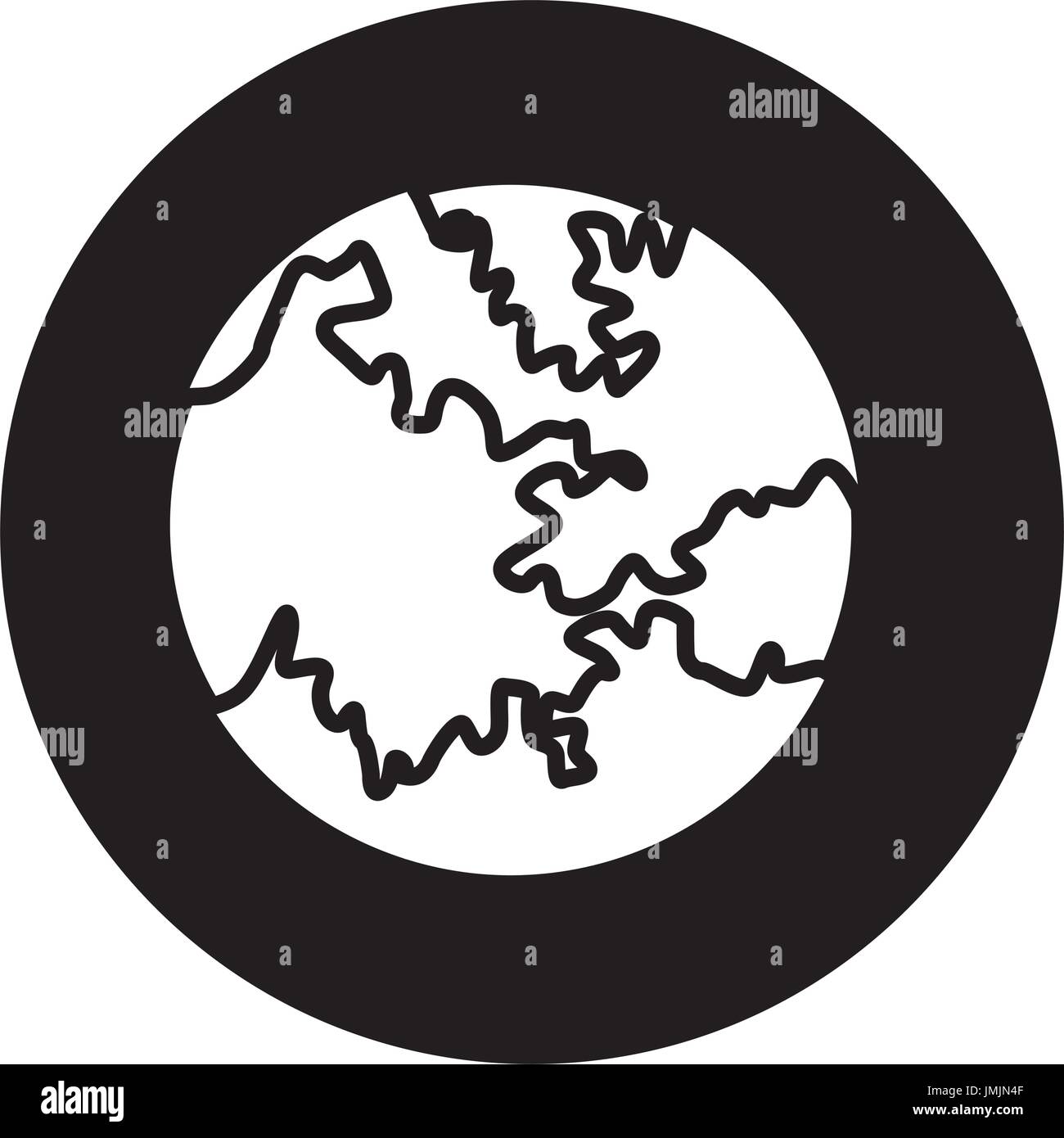 globe world earth map geography icon Stock Vector Image & Art - Alamy