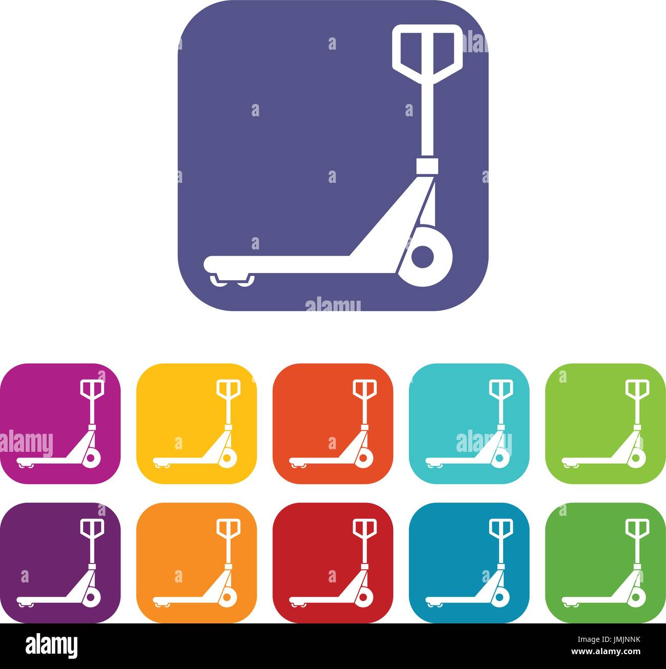Hand truck icons set Stock Vector Image & Art - Alamy