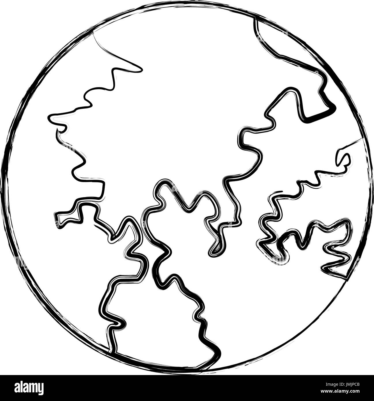 globe world earth map geography icon Stock Vector Image & Art - Alamy