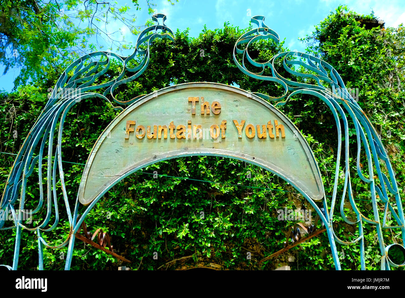 Fountain of Youth Park in Historic St. Augustine Florida the oldest