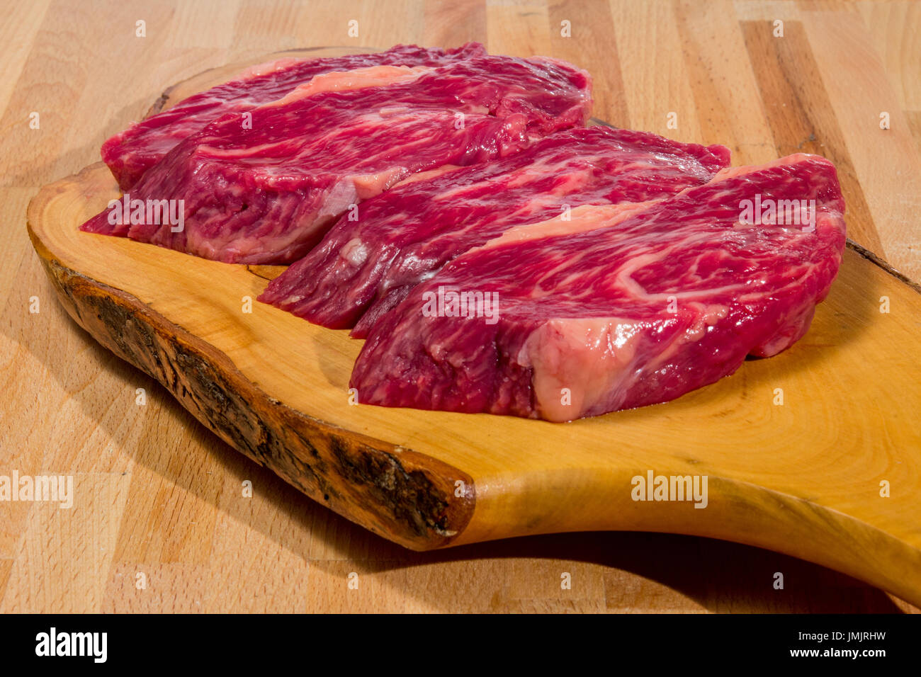 Maminha de alcatra - Raw fresh meat ready for cooking on dark wooden  background Stock Photo - Alamy