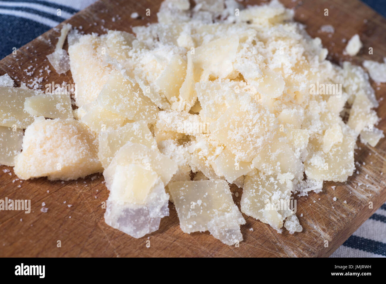 Parmesan flakes hi-res stock photography and images - Alamy