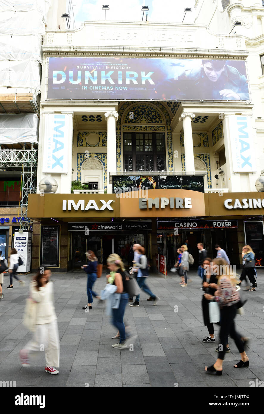 General View of The Cineworld cinema in Leicester Square, London. PRESS ...
