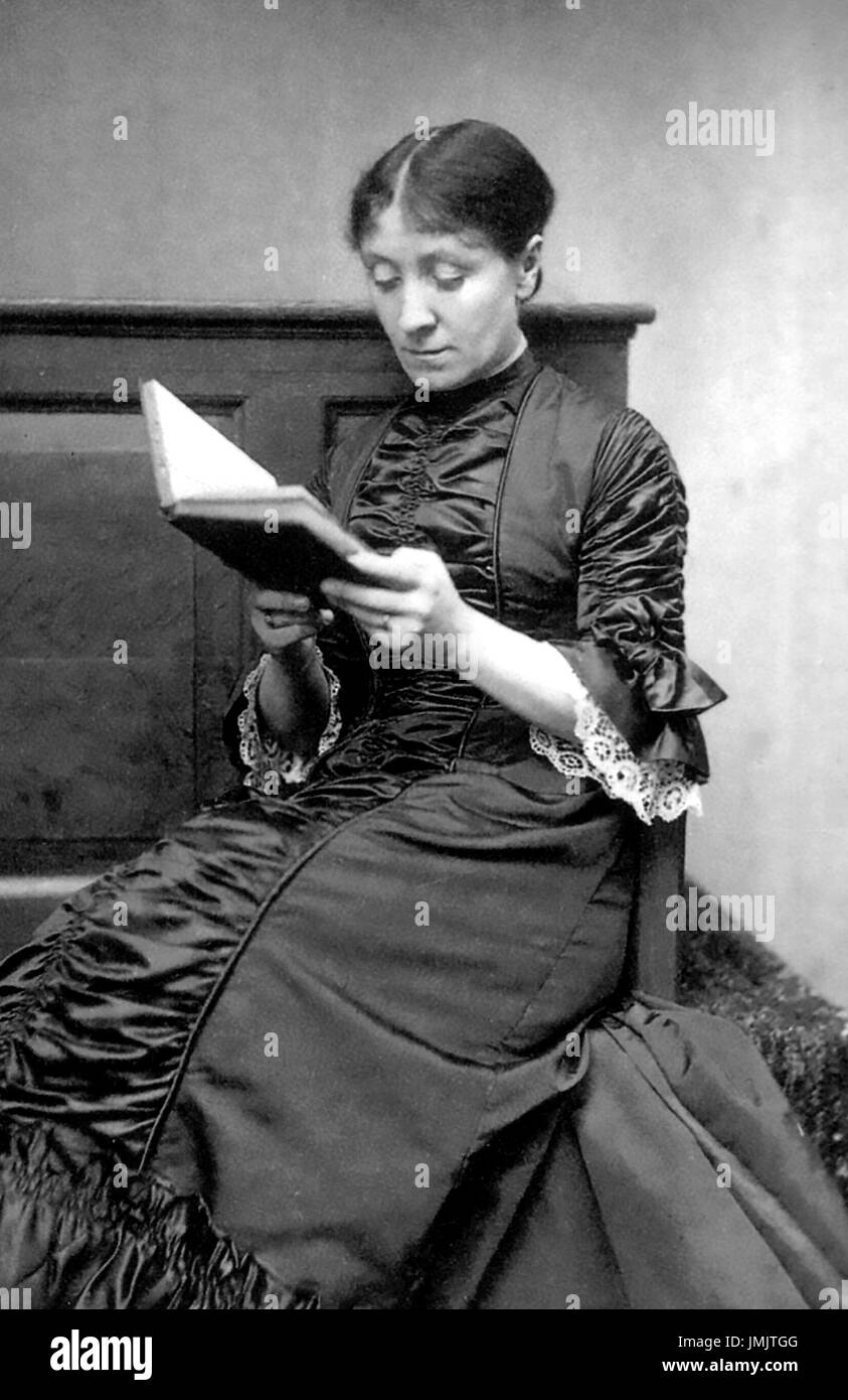GEORGINA BURNE-JONES (1840-1920) painter and engraver and friend of William Morris. Photo by Frederick Hollyer about 1883 Stock Photo