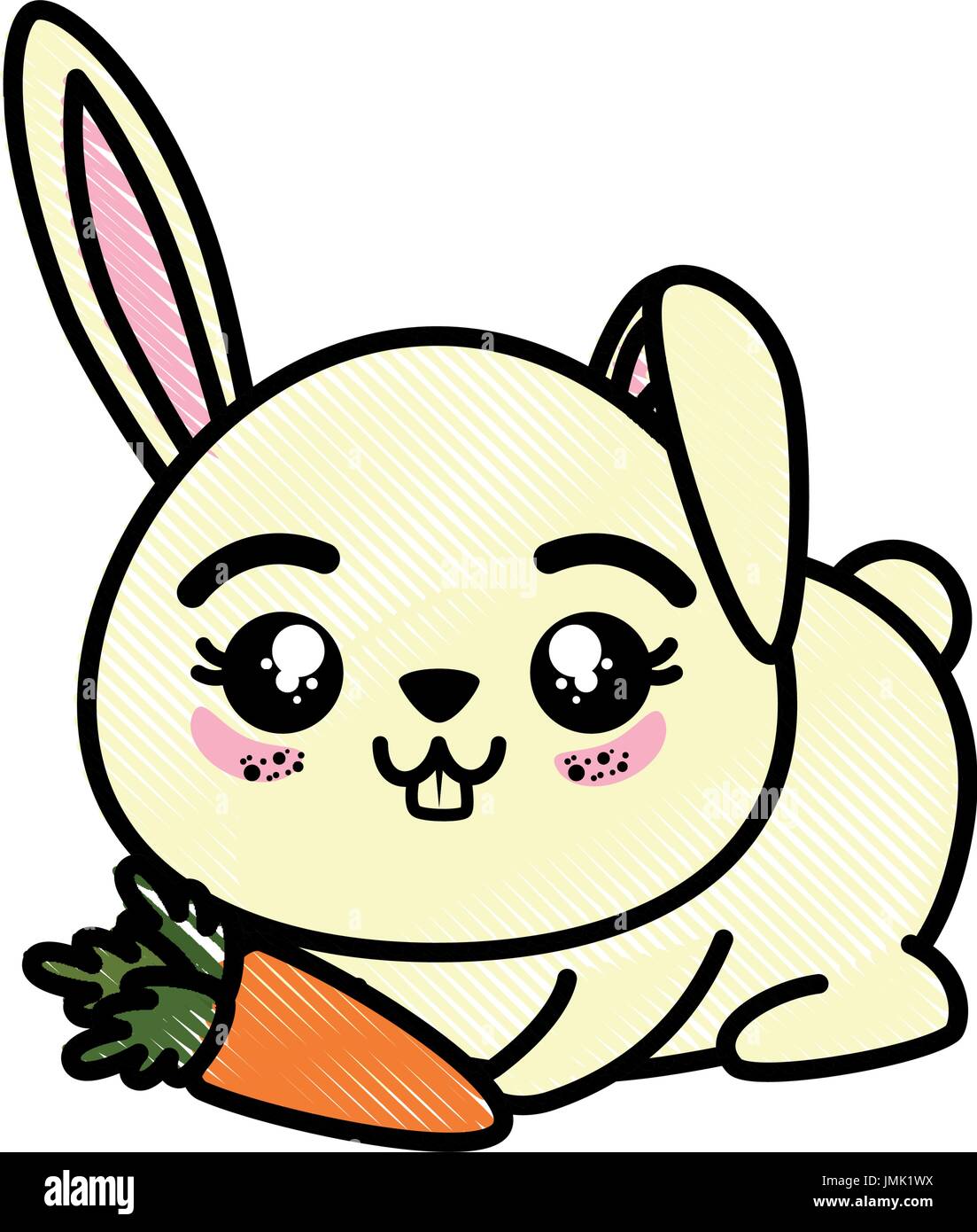 isolated cute sitting rabbit icon vector illustration graphic design ...