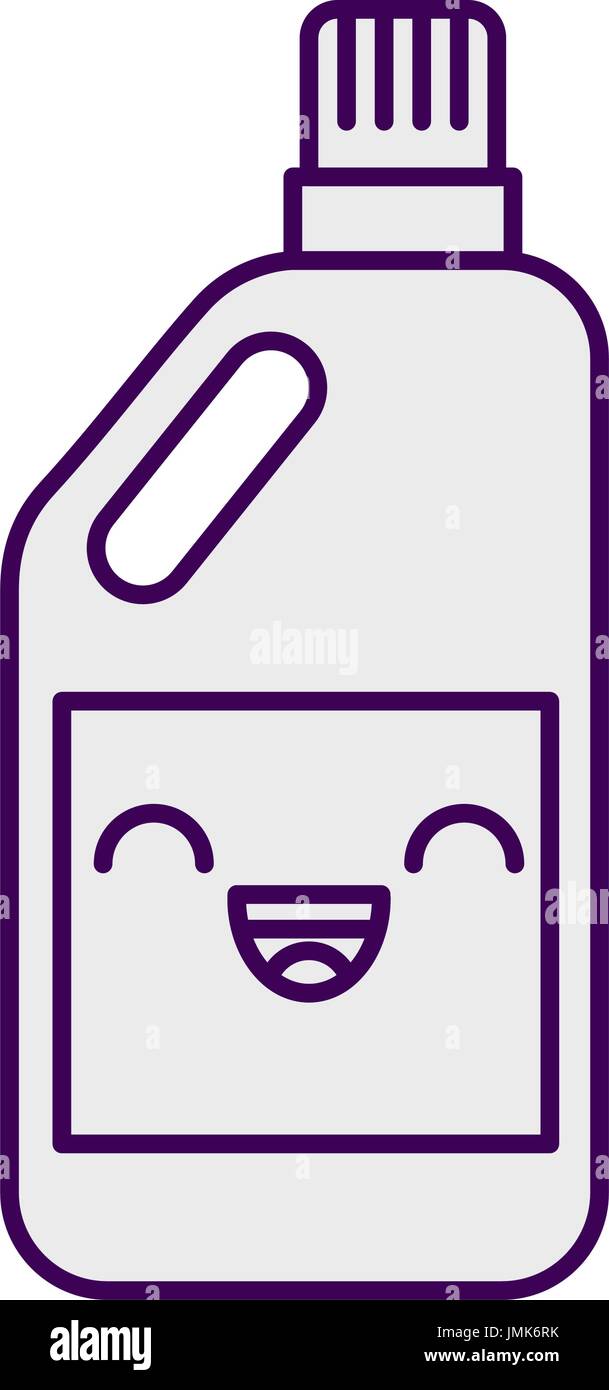detergent bottle kawaii character Stock Vector Image & Art - Alamy